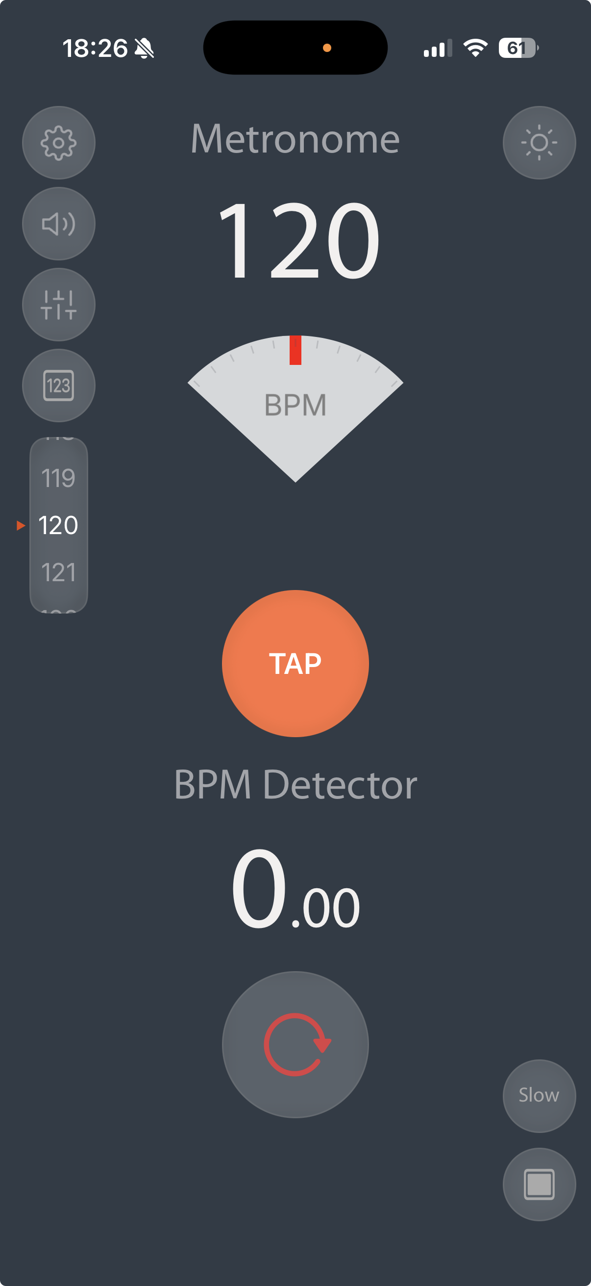 LiveTempoApp metronome and BPM detector